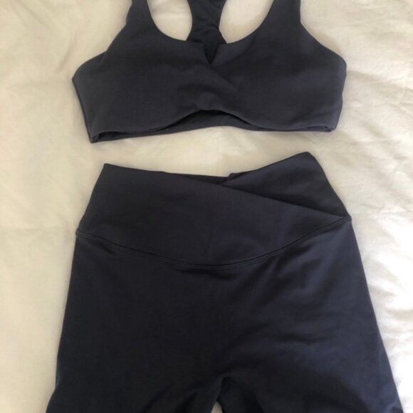 CSB Crop Shop Boutique Serenity Kai Crop sports bra & shorts set - Picture 1 of 2